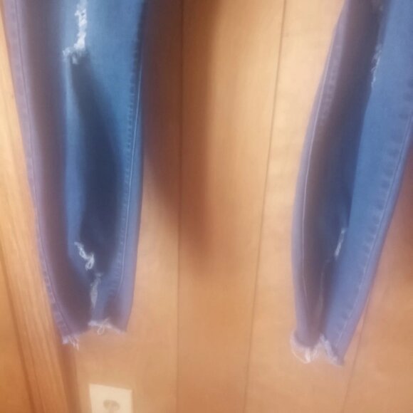 Wax Jean Plus Size Women's Distressed Blue Jeans Size 24 - Picture 3 of 5